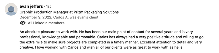 Evan Jeffersl Recommendation